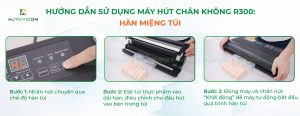 Máy hút chân không bán công nghiệp không kén túi (R300) 