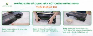 Máy hút chân không bán công nghiệp không kén túi (R300)