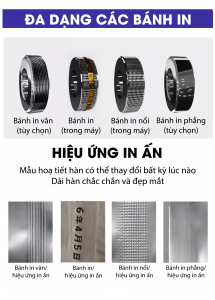 Máy hàn miệng túi liên tục - Loại dọc (BS410)